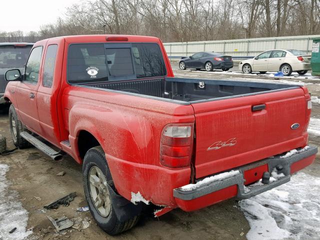 1FTZR45E64PA87408 - 2004 FORD RANGER SUP RED photo 3