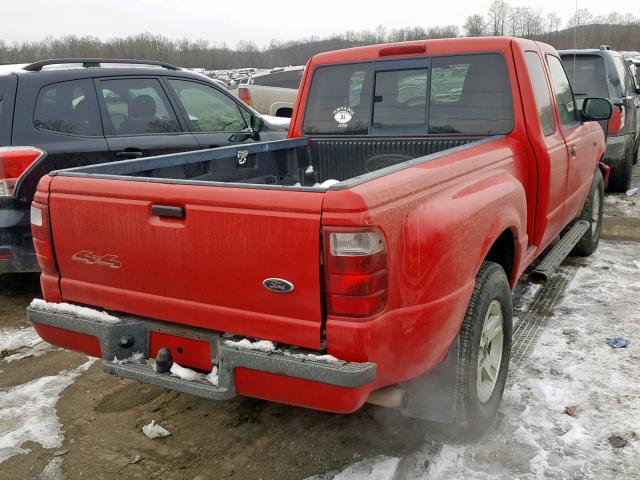 1FTZR45E64PA87408 - 2004 FORD RANGER SUP RED photo 4