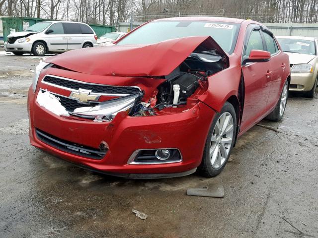 1G11E5SA0DF177085 - 2013 CHEVROLET MALIBU 2LT RED photo 2