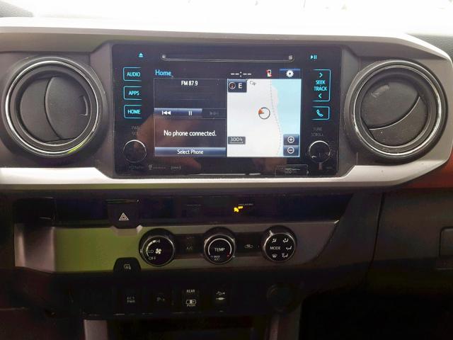 3TMAZ5CN1JM059541 - 2018 TOYOTA TACOMA DOU RED photo 9