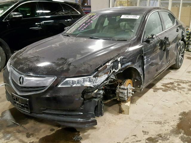 19UUB1F51FA009699 - 2015 ACURA TLX TECH BROWN photo 2