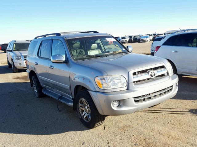 5TDBT48A57S291249 - 2007 TOYOTA SEQUOIA LI SILVER photo 1