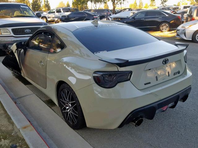 JF1ZNAA12G8706166 - 2016 TOYOTA SCION FR-S CREAM photo 3