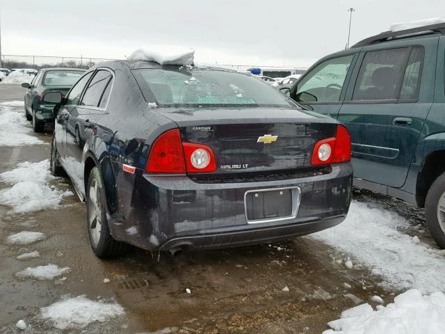 1G1ZC5E12BF319700 - 2011 CHEVROLET MALIBU 1LT BLACK photo 3