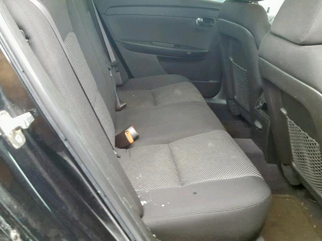 1G1ZC5E12BF319700 - 2011 CHEVROLET MALIBU 1LT BLACK photo 6