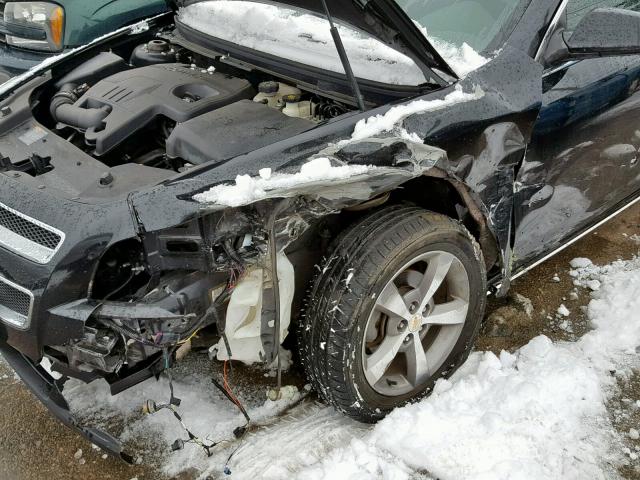 1G1ZC5E12BF319700 - 2011 CHEVROLET MALIBU 1LT BLACK photo 9