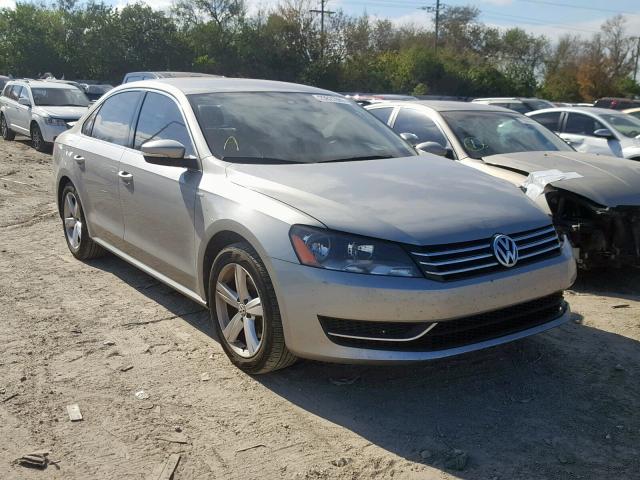 1VWAT7A32EC026003 - 2014 VOLKSWAGEN PASSAT S CHARCOAL photo 1