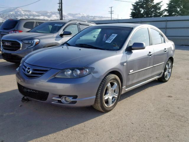 JM1BK323361428417 - 2006 MAZDA 3 S GRAY photo 2