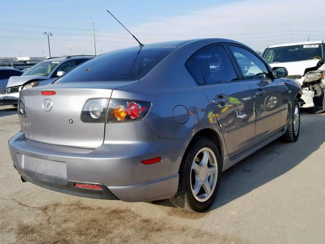 JM1BK323361428417 - 2006 MAZDA 3 S GRAY photo 4