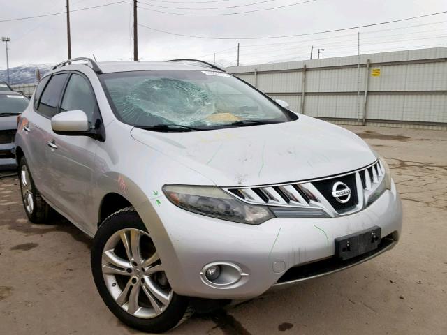 JN8AZ18W39W141667 - 2009 NISSAN MURANO S SILVER photo 1