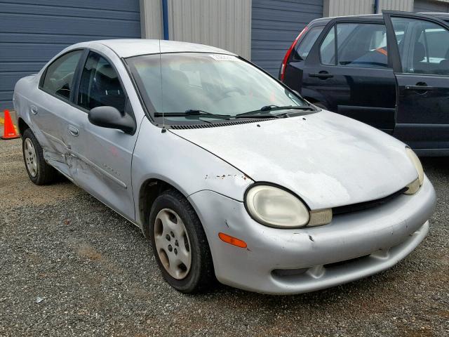 1B3ES46C91D196640 - 2001 DODGE NEON SE SILVER photo 1