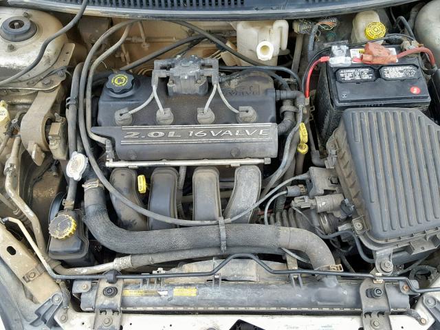 1B3ES46C91D196640 - 2001 DODGE NEON SE SILVER photo 7