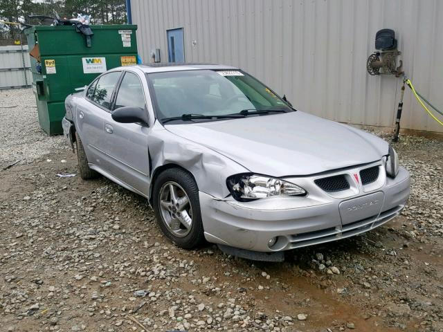 1G2NF52F63C221306 - 2003 PONTIAC GRAND AM S SILVER photo 1