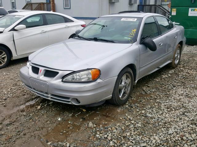 1G2NF52F63C221306 - 2003 PONTIAC GRAND AM S SILVER photo 2