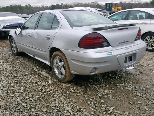 1G2NF52F63C221306 - 2003 PONTIAC GRAND AM S SILVER photo 3