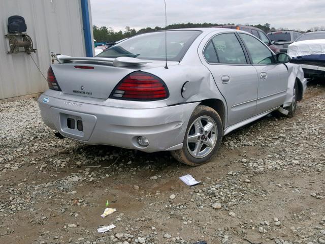 1G2NF52F63C221306 - 2003 PONTIAC GRAND AM S SILVER photo 4