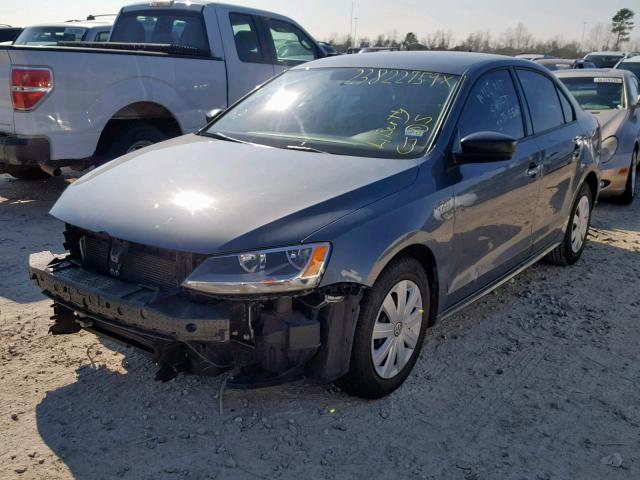 3VW2K7AJXFM280158 - 2015 VOLKSWAGEN JETTA BASE 灰色 照片 2