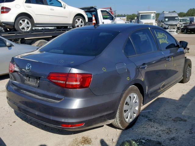 3VW2K7AJXFM280158 - 2015 VOLKSWAGEN JETTA BASE 灰色 照片 6