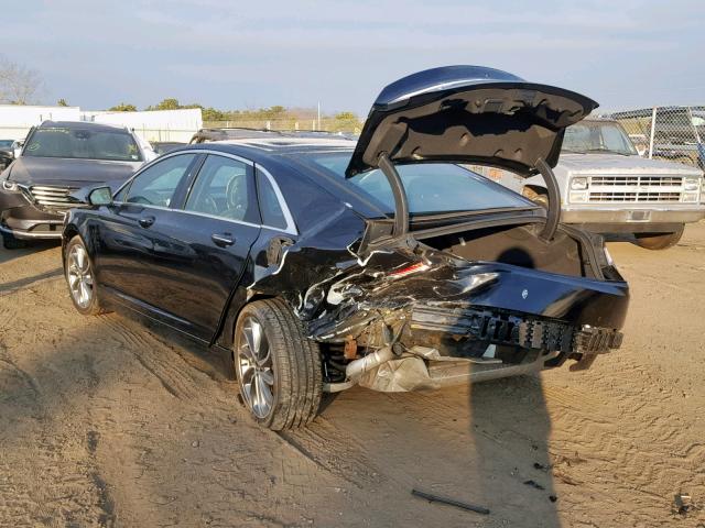 3LN6L5FC5HR664303 - 2017 LINCOLN MKZ RESERV BLACK photo 3