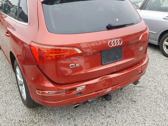 WA1KK78R19A053998 - 2009 AUDI Q5 3.2 RED photo 9