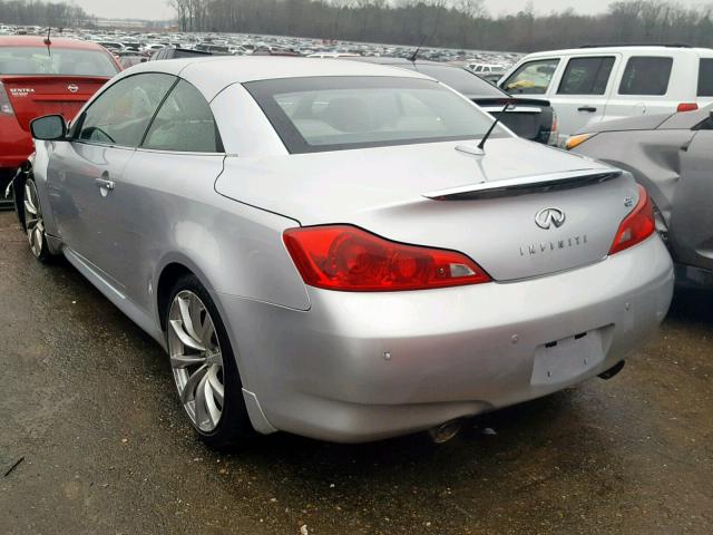 JN1CV6FE4AM353567 - 2010 INFINITI G37 BASE SILVER photo 3