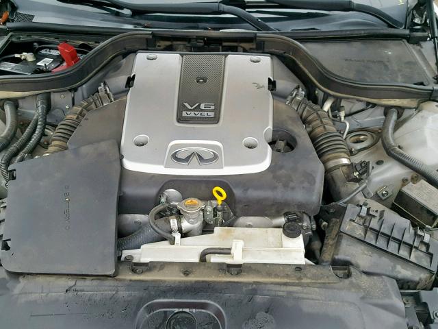 JN1CV6FE4AM353567 - 2010 INFINITI G37 BASE SILVER photo 7