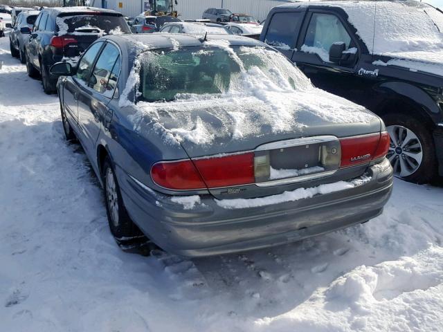 1G4HP52K45U200448 - 2005 BUICK LESABRE CU BLUE photo 3