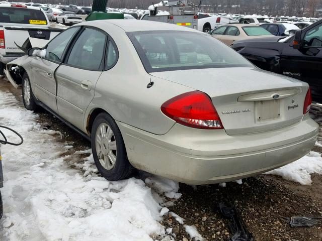 1FAFP56UX5A245098 - 2005 FORD TAURUS SEL BEIGE photo 3