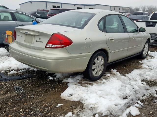 1FAFP56UX5A245098 - 2005 FORD TAURUS SEL BEIGE photo 4