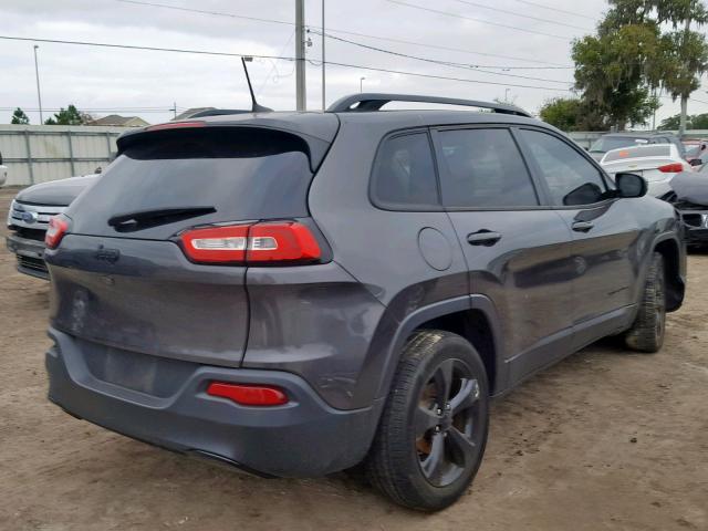 1C4PJLDB3GW371038 - 2016 JEEP CHEROKEE L BLACK photo 4