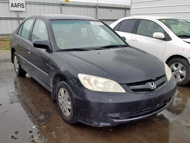 2HGES16335H567377 - 2005 HONDA CIVIC DX V BLACK photo 1