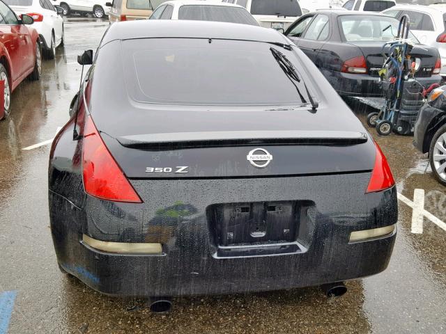 JN1AZ34E93T008928 - 2003 NISSAN 350Z COUPE BLACK photo 9