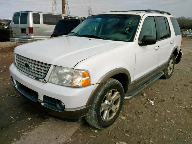 1FMDU84W43UA46040 - 2003 FORD EXPLORER E WHITE photo 2