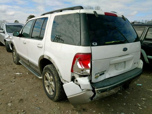 1FMDU84W43UA46040 - 2003 FORD EXPLORER E WHITE photo 3