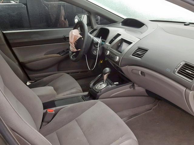 2HGFA16387H040560 - 2007 HONDA CIVIC DX GRAY photo 5