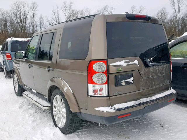 SALAK2D41AA516699 - 2010 LAND ROVER LR4 HSE LU BROWN photo 3