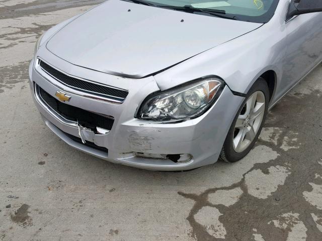 1G1ZB5EB5AF205121 - 2010 CHEVROLET MALIBU LS Күміс фото 9