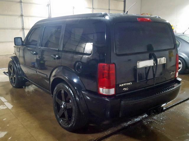 1D8GU58657W685954 - 2007 DODGE NITRO R/T BLACK photo 3