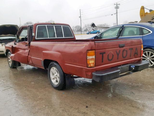 JT4RN70D1G0015587 - 1986 TOYOTA PICKUP XTR MAROON photo 3