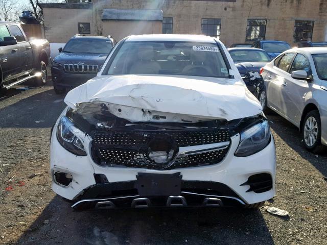 WDC0J4KB0HF239666 - 2017 MERCEDES-BENZ GLC COUPE WHITE photo 10