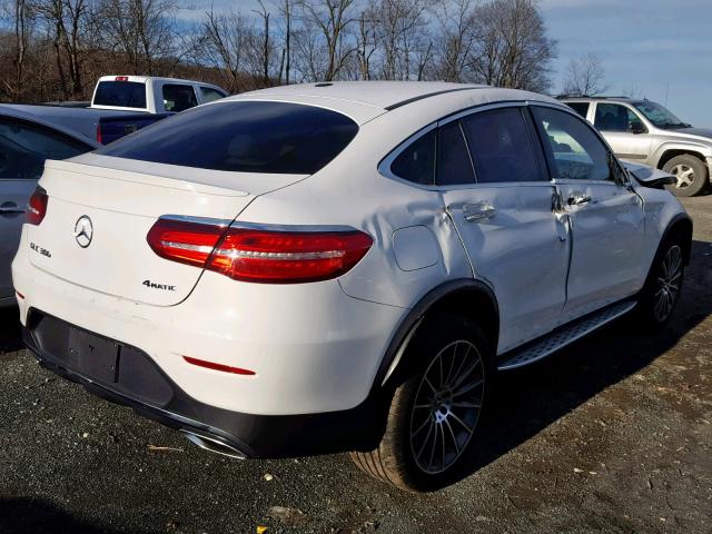 WDC0J4KB0HF239666 - 2017 MERCEDES-BENZ GLC COUPE WHITE photo 4