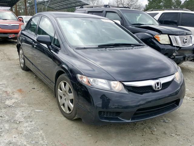 2HGFA165X9H517932 - 2009 HONDA CIVIC LX BLACK photo 1