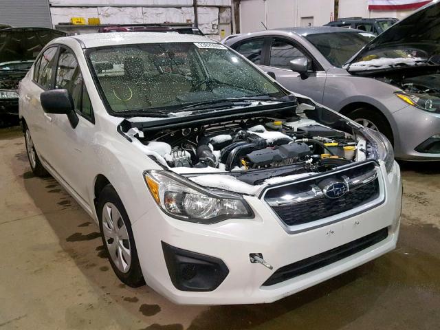 JF1GJAA61EH021071 - 2014 SUBARU IMPREZA BA WHITE photo 1