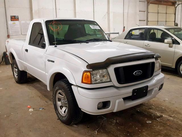 1FTYR10U04PA51223 - 2004 FORD RANGER WHITE photo 1