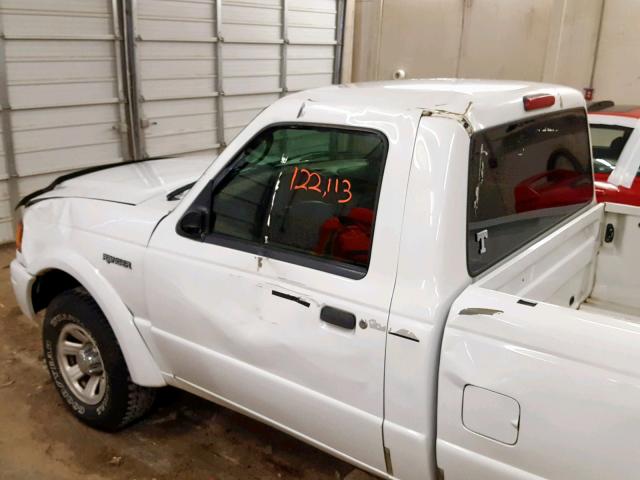 1FTYR10U04PA51223 - 2004 FORD RANGER WHITE photo 9