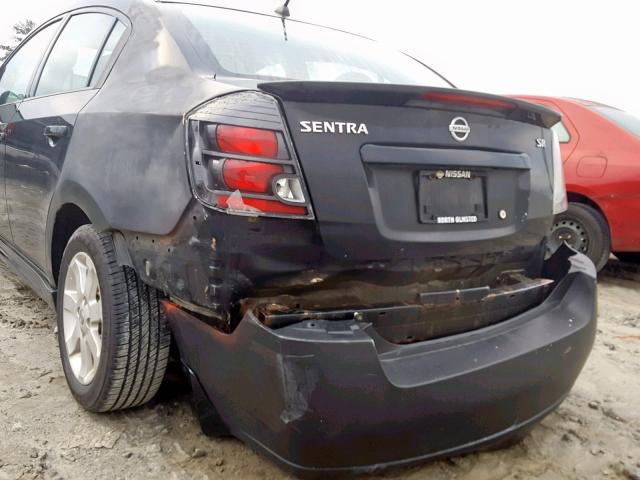 3N1AB6AP1AL711498 - 2010 NISSAN SENTRA 2.0 BLACK photo 9