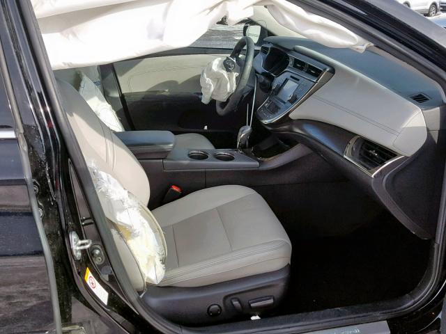 4T1BK1EB4GU196607 - 2016 TOYOTA AVALON XLE BLACK photo 5