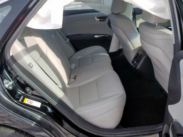 4T1BK1EB4GU196607 - 2016 TOYOTA AVALON XLE BLACK photo 6