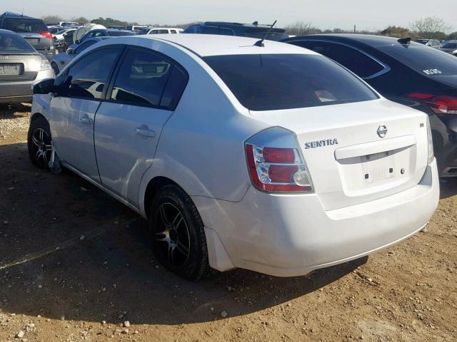 3N1AB61E69L685734 - 2009 NISSAN SENTRA 2.0 WHITE photo 3