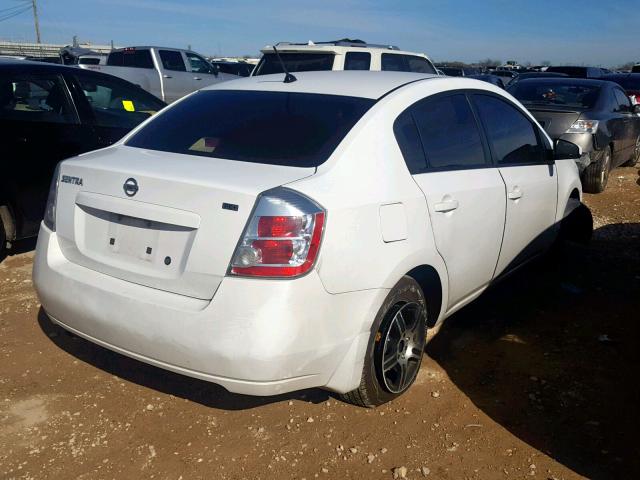 3N1AB61E69L685734 - 2009 NISSAN SENTRA 2.0 WHITE photo 4